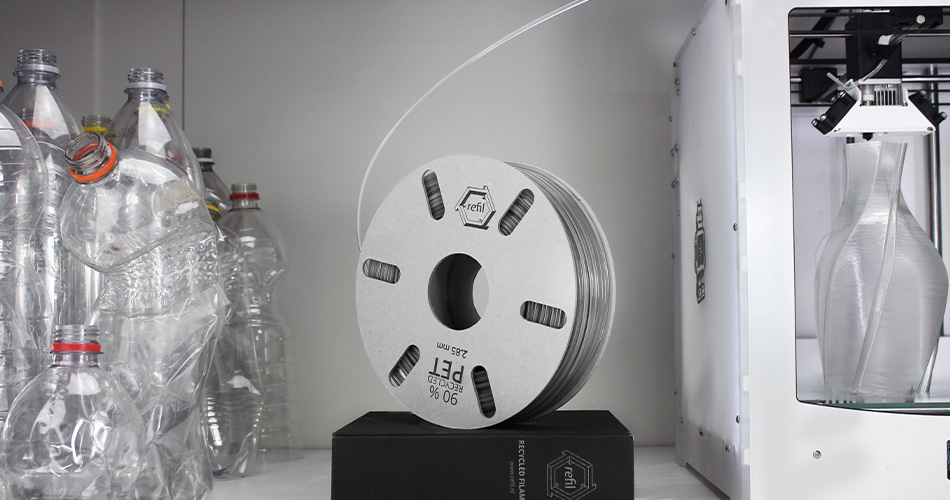 Recycled filament 3D printing |