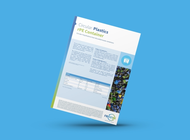 Productsheet rPE