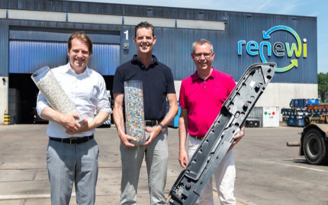 Renewi en VDL brengen gerecyclede kunststoffen naar de automotive industrie